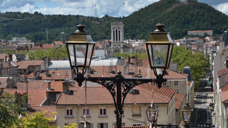 Montée du Crêt-de-Roc à Saint-Étienne