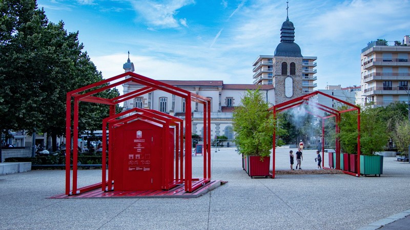 Place Chavanelle à Saint-Étienne