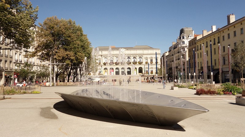 Place de l'Hôtel de Ville à Saint-Étienne