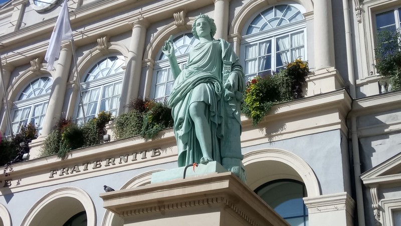 Allégories de la Métallurgie et de la Rubanerie à Saint-Étienne